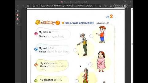 Connect plus 1 Unit 2 lessons 6 & 7