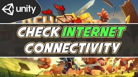 Best Way to check internet WiFi connectivity in unity
