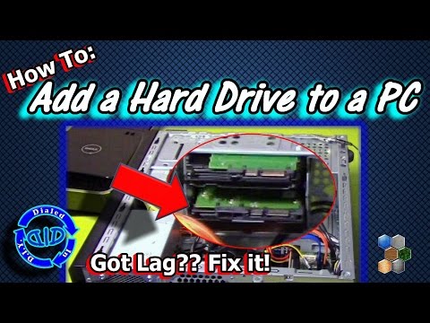 Fix PC Lag - How To Add Internal Memory To PCs - Easy Hard Drive DIY