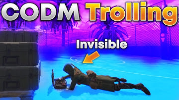 Invisible Glitch TROLLING in COD Mobile (Search & Destroy)