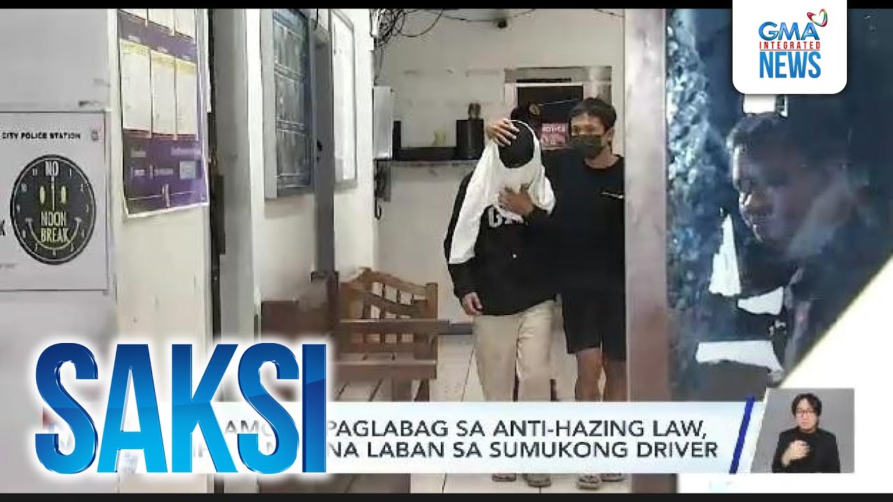 Reklamong paglabag sa anti-hazing law, inihahanda na laban sa sumukong driver | Saksi