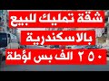 شقة تمليك للبيع في الاسكندرية في الشارع الرئيسي بسعر 250 الف جنية من المالك