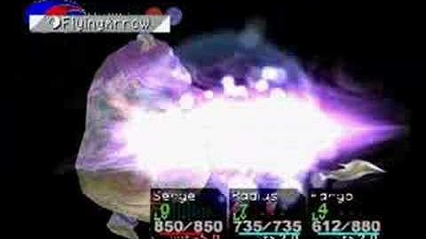 Chrono Cross Serge Flying Arrow w/ Mastermune