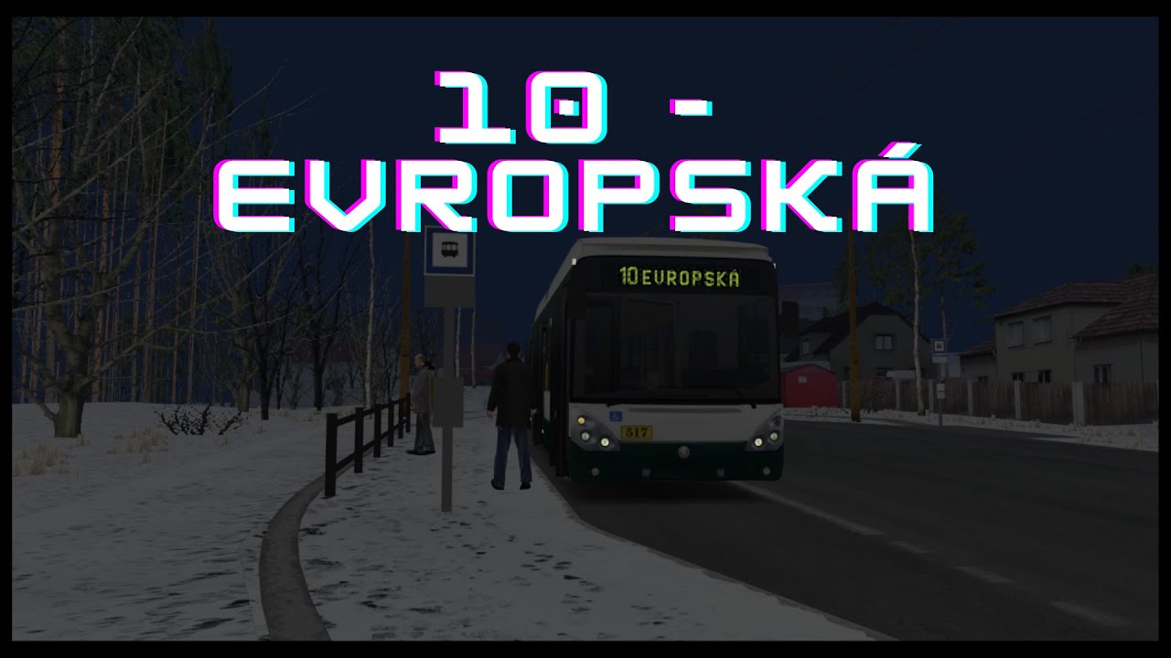 Simt MHD - linka 10 - Kvasnov - Evropská +Peťulínkovo hlášení