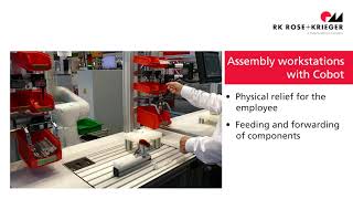 Assembly workstation with Cobot | RK Rose+Krieger