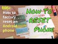 How to hard reset any android phone  amoltech 