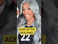 A’ja Wilson Brings Aces Energy to Bulls-Heat #LasVegasAces #NBA #SportsMoment