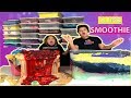 MIXING ALL OUR GIANT SLIMES - SUPER HUGE SLIME SMOOTHIE