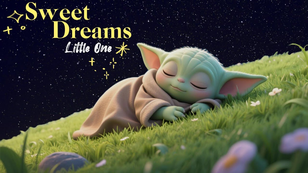Baby Yoda Lullaby | 8 Hours of Gentle Lullabies | Baby Sleep Music