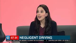 Discussing negligent driving