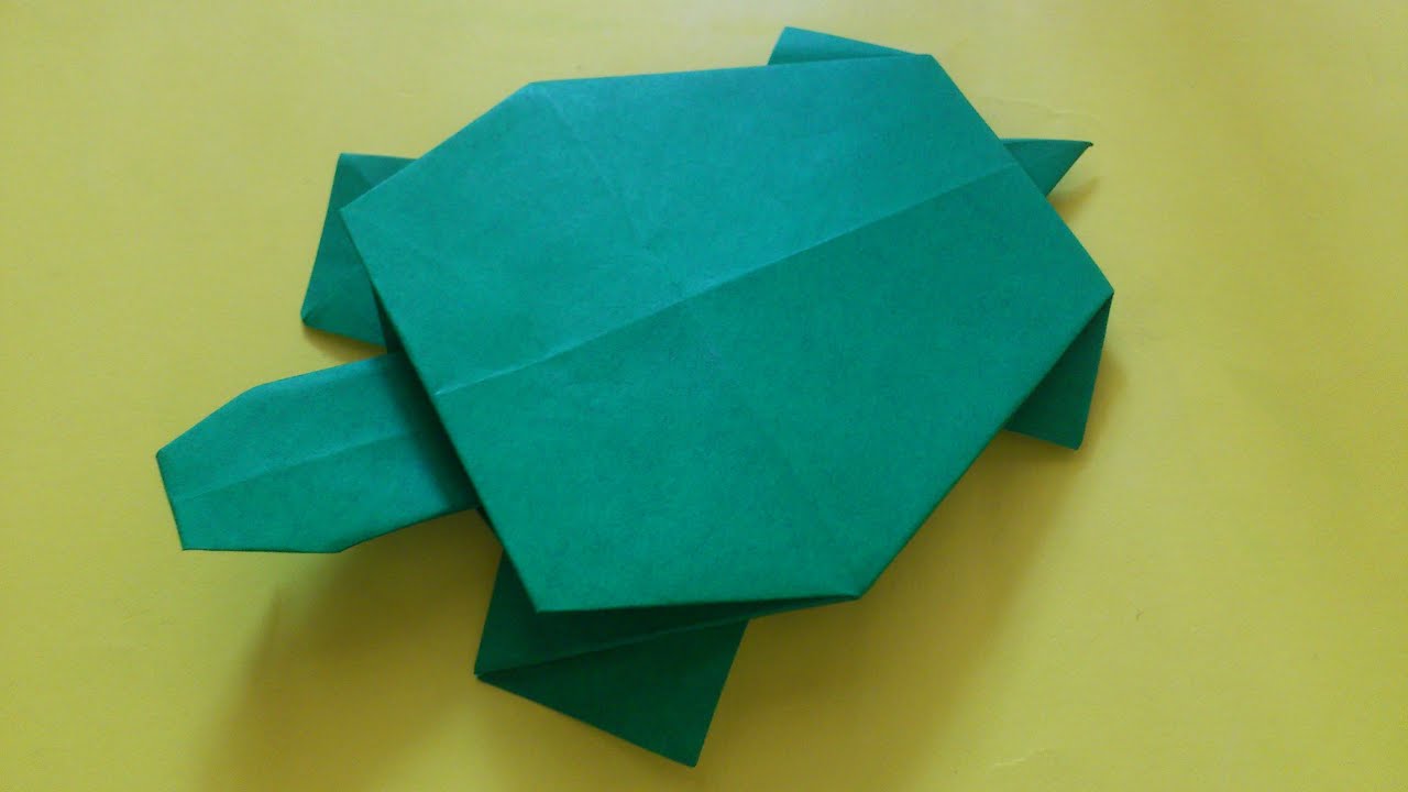  Cara Membuat Origami  Kura Kura Origami  Binatang YouTube