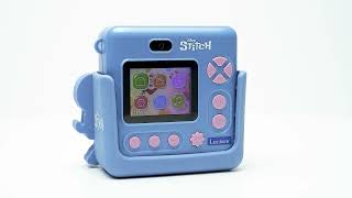 DJ130DZ - StarCAM® Print, camera pack with instant printer, 3D DISNEY Stitch silicon pouch. DJ130DZ - StarCAM® Print, camera pack with instant printer, 3D DISNEY Stitch silicon pouch.