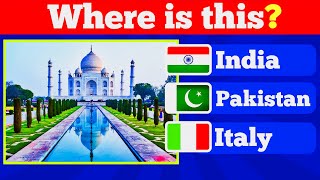 Guess the Country by its famous Landmarks or Monument