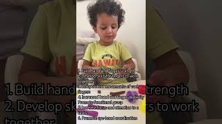 Benefits f cutting with scissors thegifted  thegifted_bel3arabi parenting education  العاب طفل