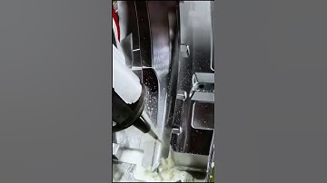 CNC machining of automotive bumper injection moulds#injectionmold #moldmanufacturing #plasticmold