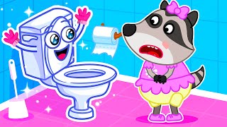 Our Toilet Is Choking 😣 Kids Stories About Potty Training 🤩 Wolfoo Kids Cartoon