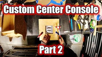 Patina and Leather Custom Center Console Part 2