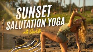 Sunset Yoga Flow in Hawaii | Surya Namaskar A