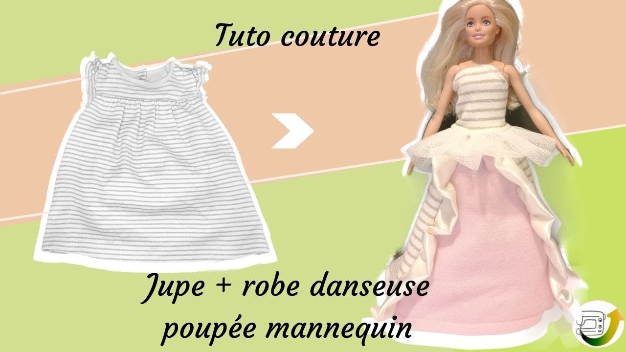 Tuto La robe de Poupée pdf - vêtements Poupée/poupon