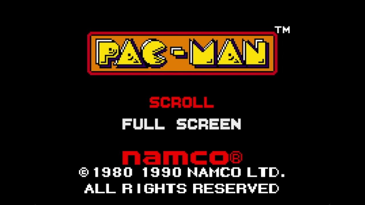 Pac-Man for Sega Game Gear Gameplay Footage - YouTube