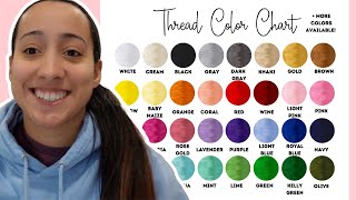 How to Make a Professional Thread Color Chart for your Embroidery Business