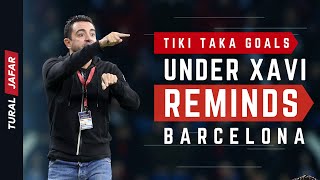 Al Sadd ● 10 Tiki Taka Goals Under Xavi reminds Prime BARCELONA