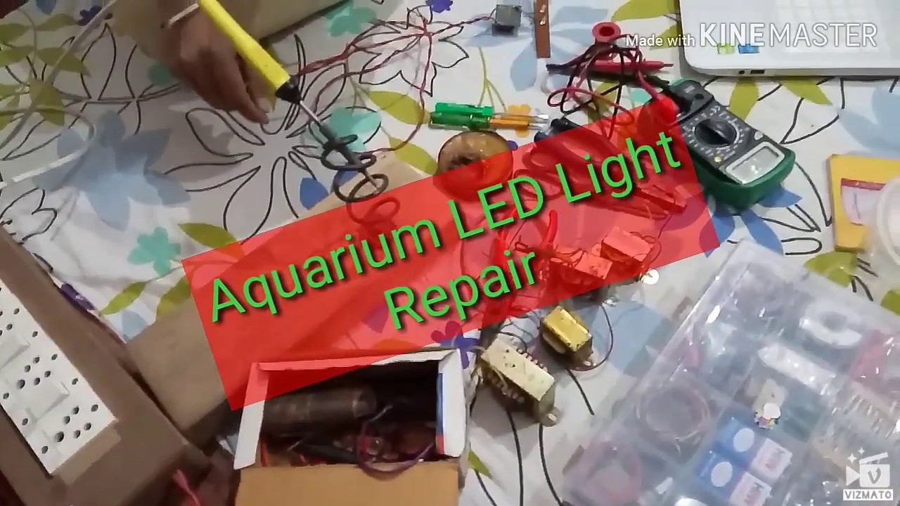 Fish Aquarium Led light repairing LED Bulb Repair... YouTube