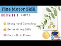 Fine motor skills development activities for Babies| Fine motor development activities