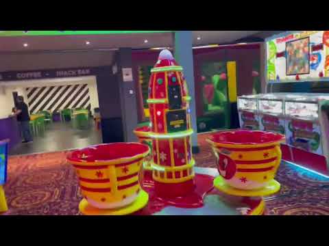 Feng Yung Cheng Sweet Cup Carousel Kiddie Ride REALLY QUIET !!