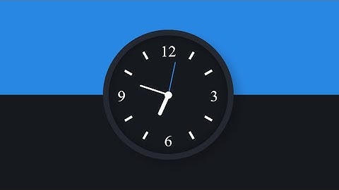 Membuat Jam Analog Sederhana Menggunakan HTML, CSS dan Javascript