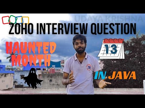 Zoho interview problem | Haunted Month in Java