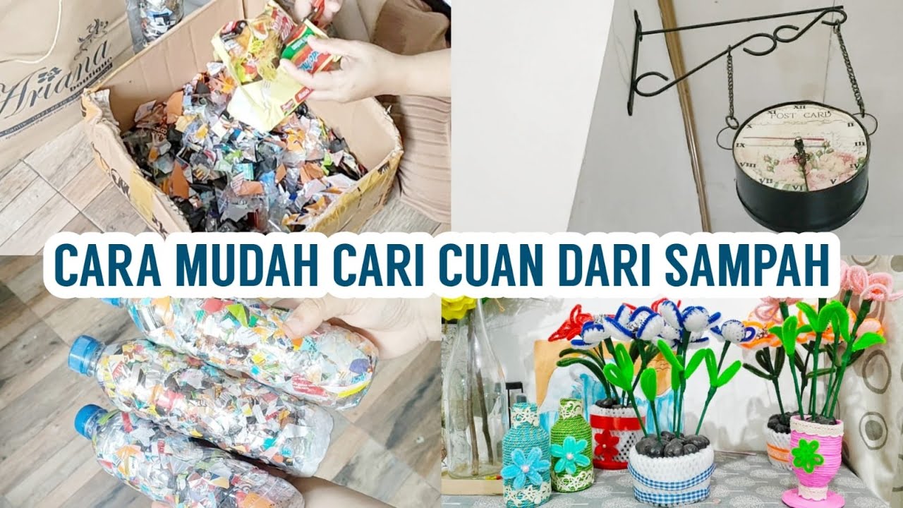 Cara Mudah Ibu Rumah Tangga Hasilkan Uang dari Sampah?Stop Buang Sampah Plastik dan Ubah Jadi Cuan