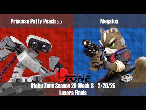 OZone20W8 - LF - Princess Patty Peach [ROB] vs Megafox [Fox] - YouTube