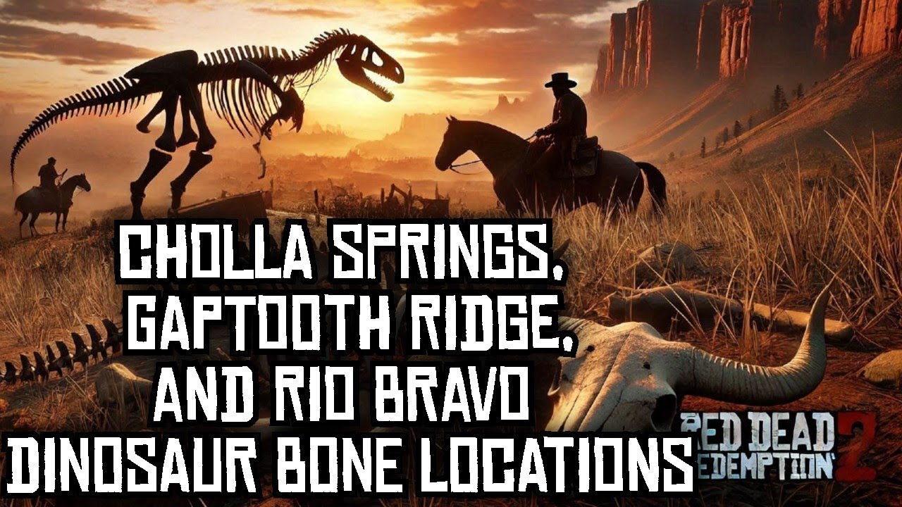 Cholla Springs Gaptooth Ridge And Rio Bravo Dinosaur Bone Locations ...