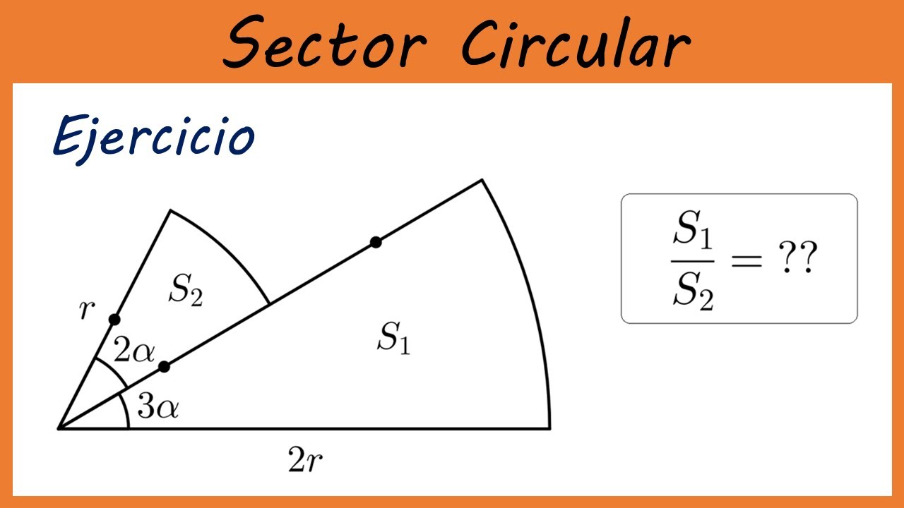 ÁREA DE UN SECTOR CIRCULAR || PROBLEMA RESUELTO || SECTOR CIRCULAR #8