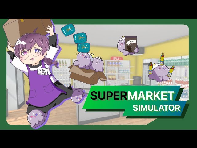 【SUPERMARKET SIMULATOR】expand the market like we expand our love【NIJISANJI EN | Uki Violeta】のサムネイル