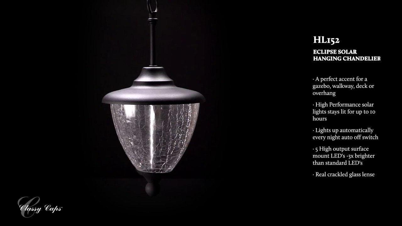 ECLIPSE SOLAR HANGING CHANDELIER – Classy Caps Mfg. Inc.