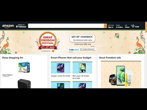 Amazon Clone using React.js, Redux, Typescript & Firebase.