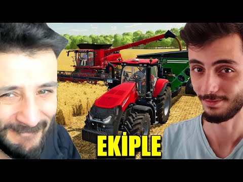 EKİPLE ÇİFTÇİ OLMA OYUNU - FARMİNG SİMULATOR 22