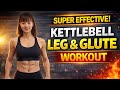 Kettlebell Lower Body Fat Burn 💪 #HomeWorkout #Tabata