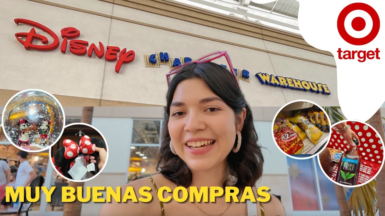 Esto COMPRÉ antes de ir a DISNEY 🍪 | Target & Disney Character Warehouse