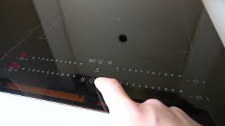 Induction Hob Electrolux 600 Flex Bridge - Enter User Menu | Access Advanced Settings