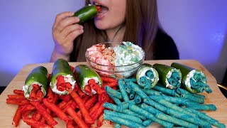 Asmr Viral Jalapeno Cream Cheese Fuego & Blue Heat Takis Mukbang No Talking