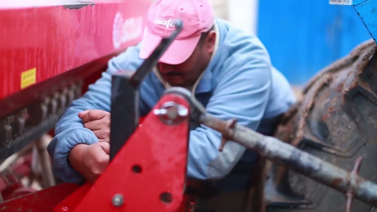 تعديل آلة البذر