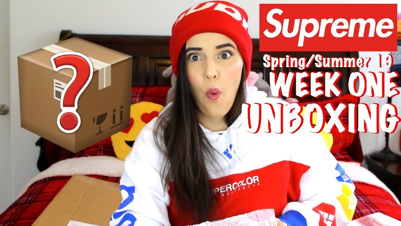 supreme ss19 week one unboxing haul
