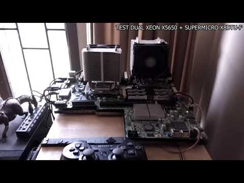 Video Test Dual Xeon X5650 Feat Supermicro X8DTU-F