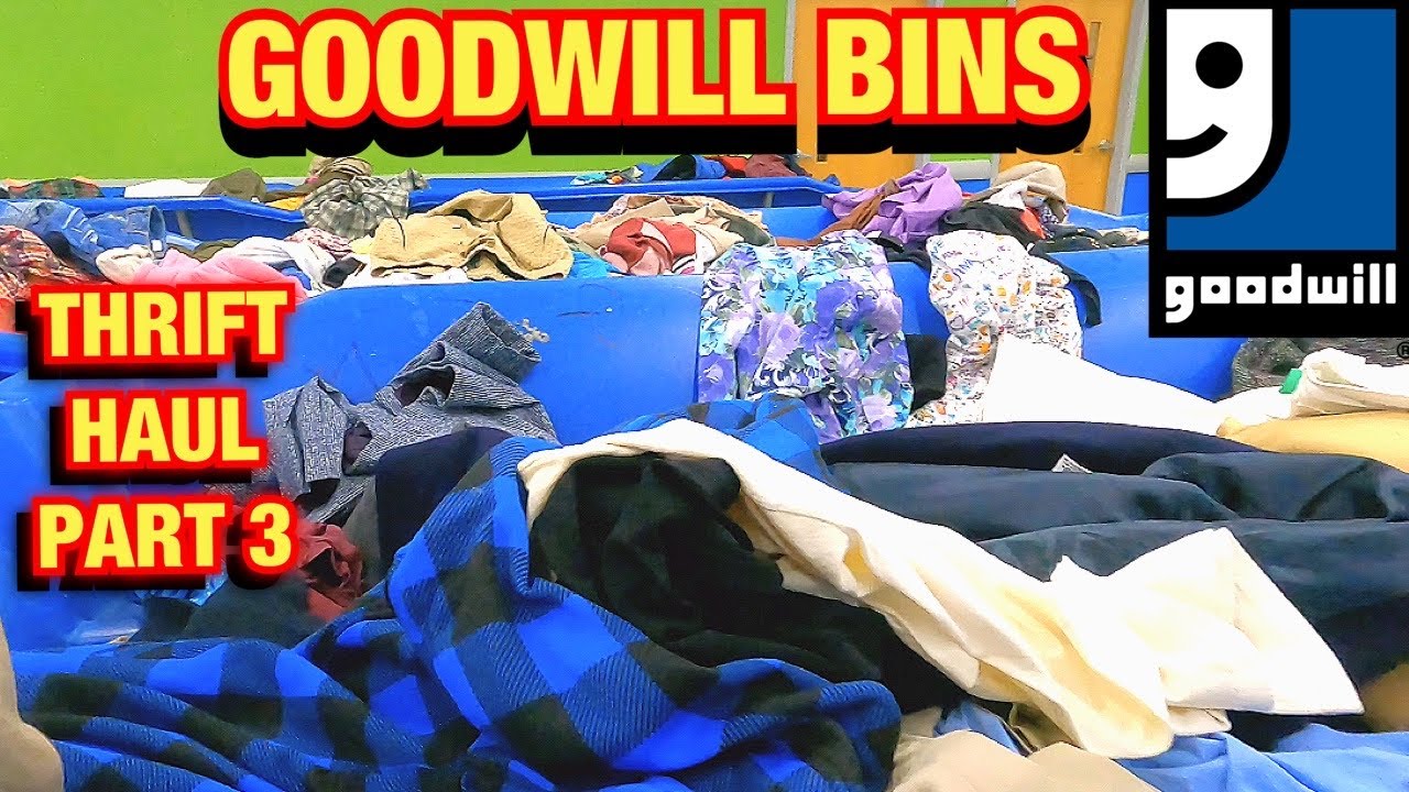 Thrift With Me Goodwill Bins Huge 135 lb Haul Part 3 - YouTube