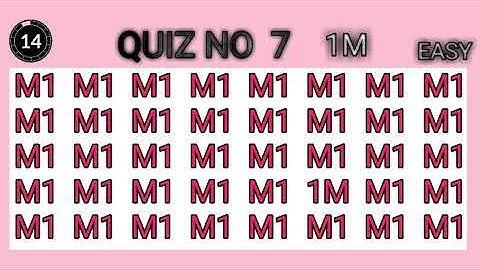 Find The Odd One Out | Challenge Your Observation Skills Strength 💪👀 | Number and Letter 