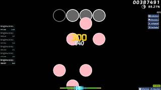 Osu mania 4k croix full combo 99.06%