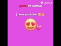 me gusta un youtuber no le digan🙈